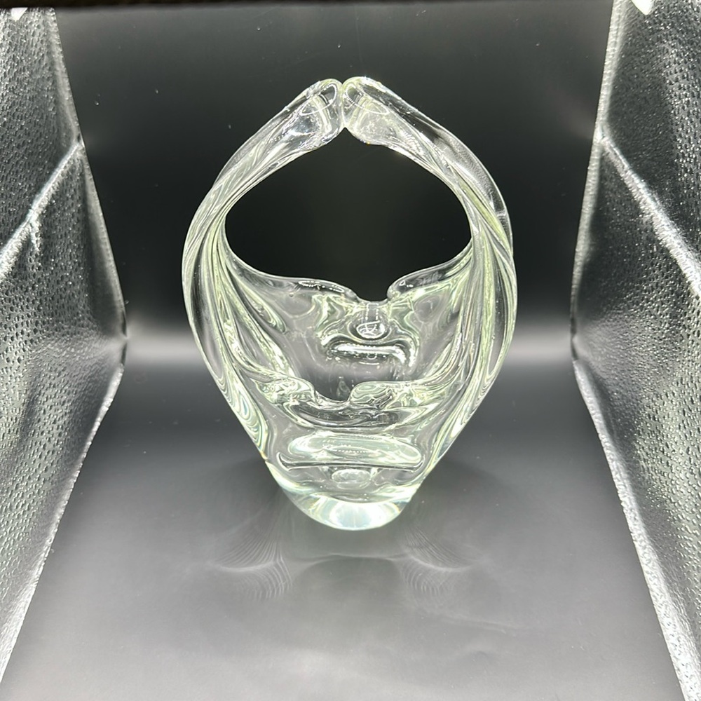 MCM Artglass basket ashtray